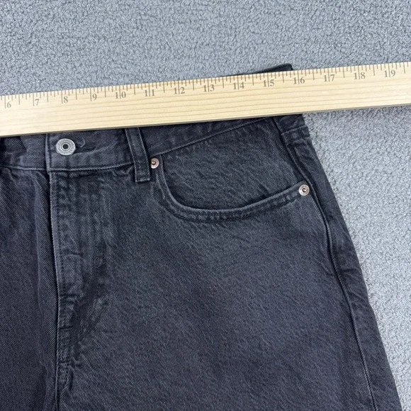 Abercrombie & Fitch Jeans Women's 28 Black Curve Love Ultra Loose Low Rise Y2K - Picture 3 of 8